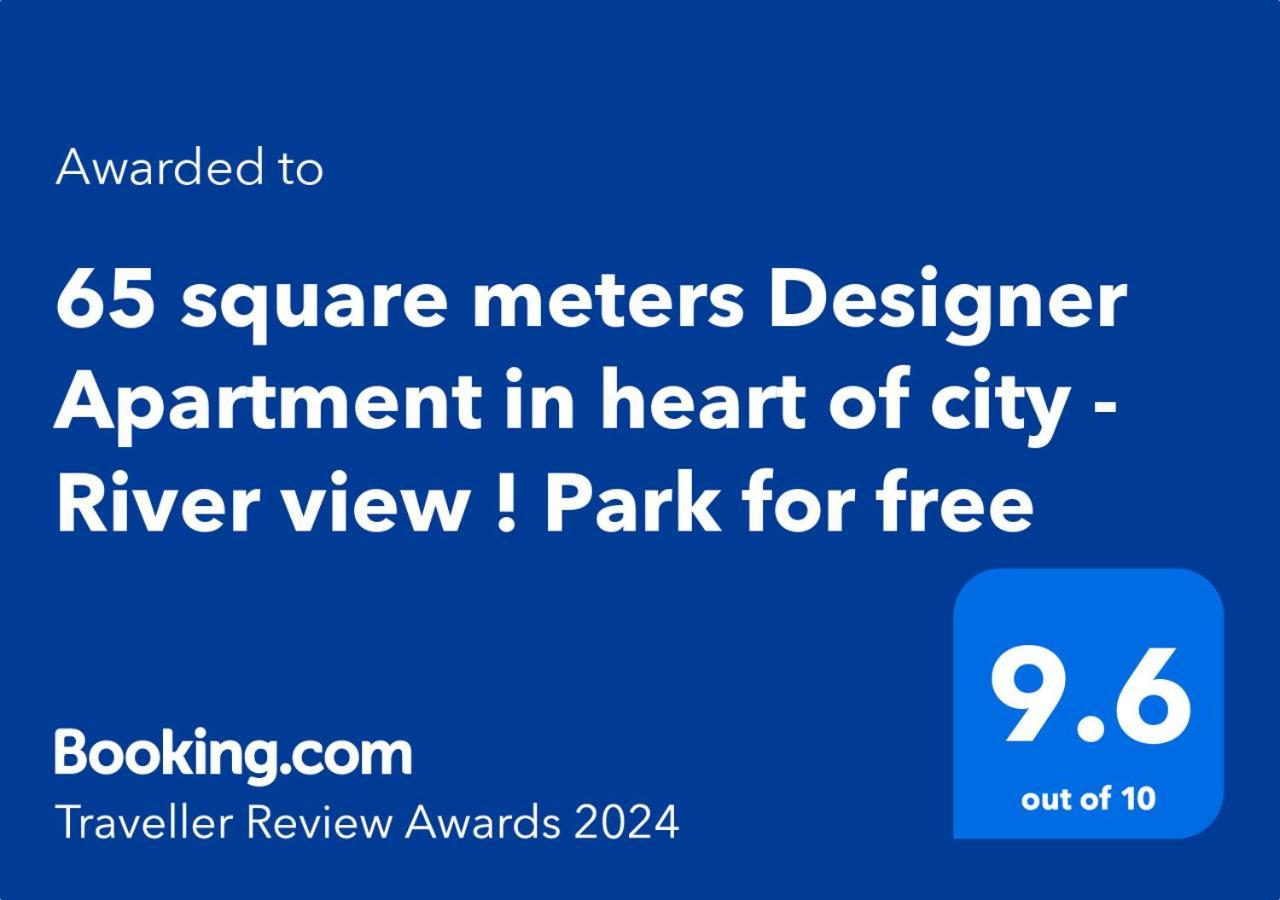 65 Square Meters Designer Apartment In Heart Of City - River View ! Park For Free Ni Exteriér fotografie